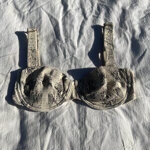 Montce Snake Rib Bustier M